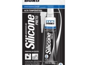 SILICONE ACETÍLICO 50G PRETO ALTA TEMPERATURA